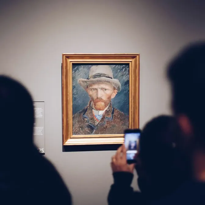 Museumteksten gecombineerd met moderne techniek
